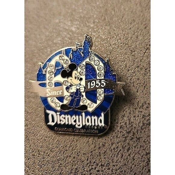 Disneyland 60th Anniversary Mickey Mouse Pin - Picture 3 of 5